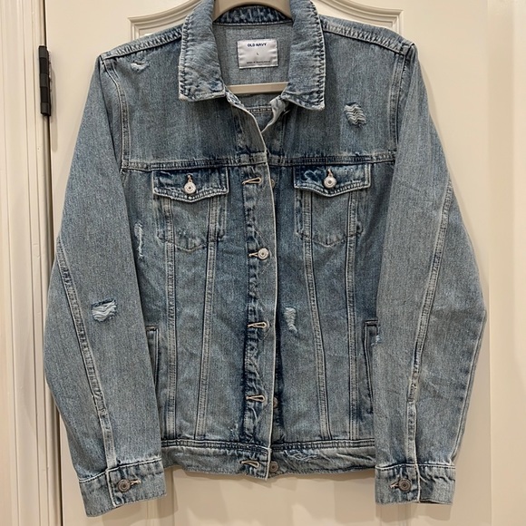 NWT Old Navy Jean Jacket - Light Wash - Picture 6 of 10
